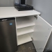 White Small Kitchen Island w/ Cupboard